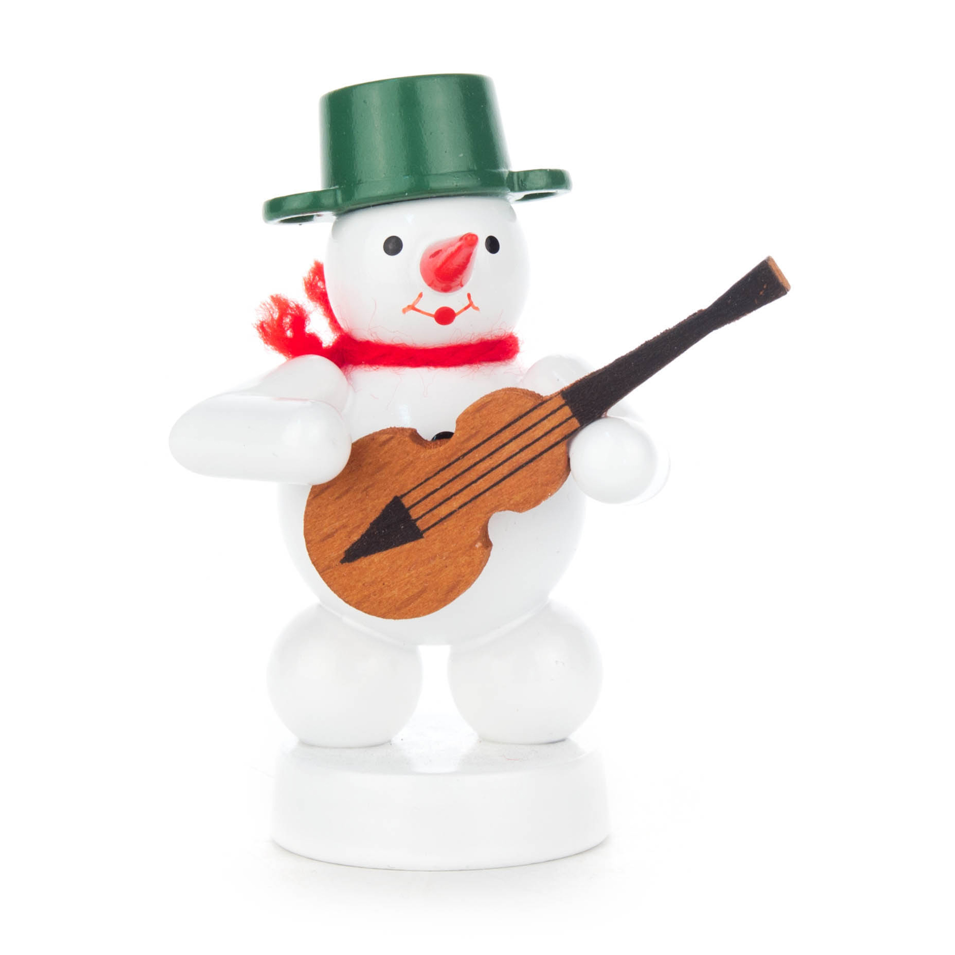 Schneemann mit Gitarre