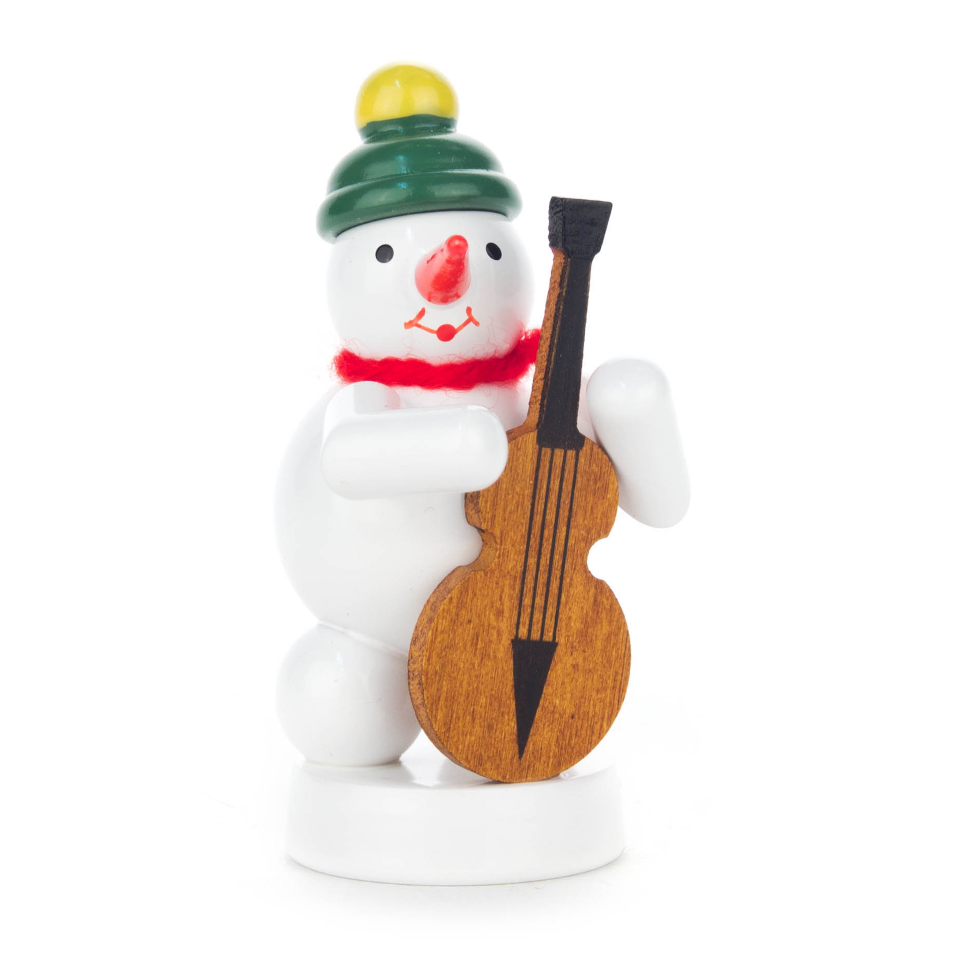 Schneemann mit Kontrabass