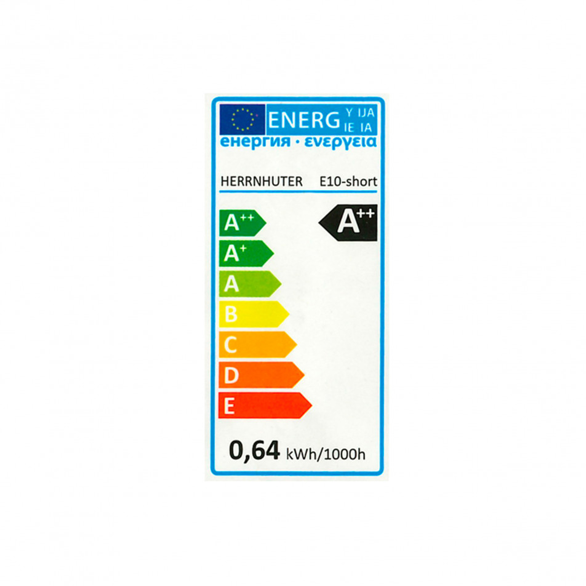 LED E10 für Sterne A1e, warmweiß