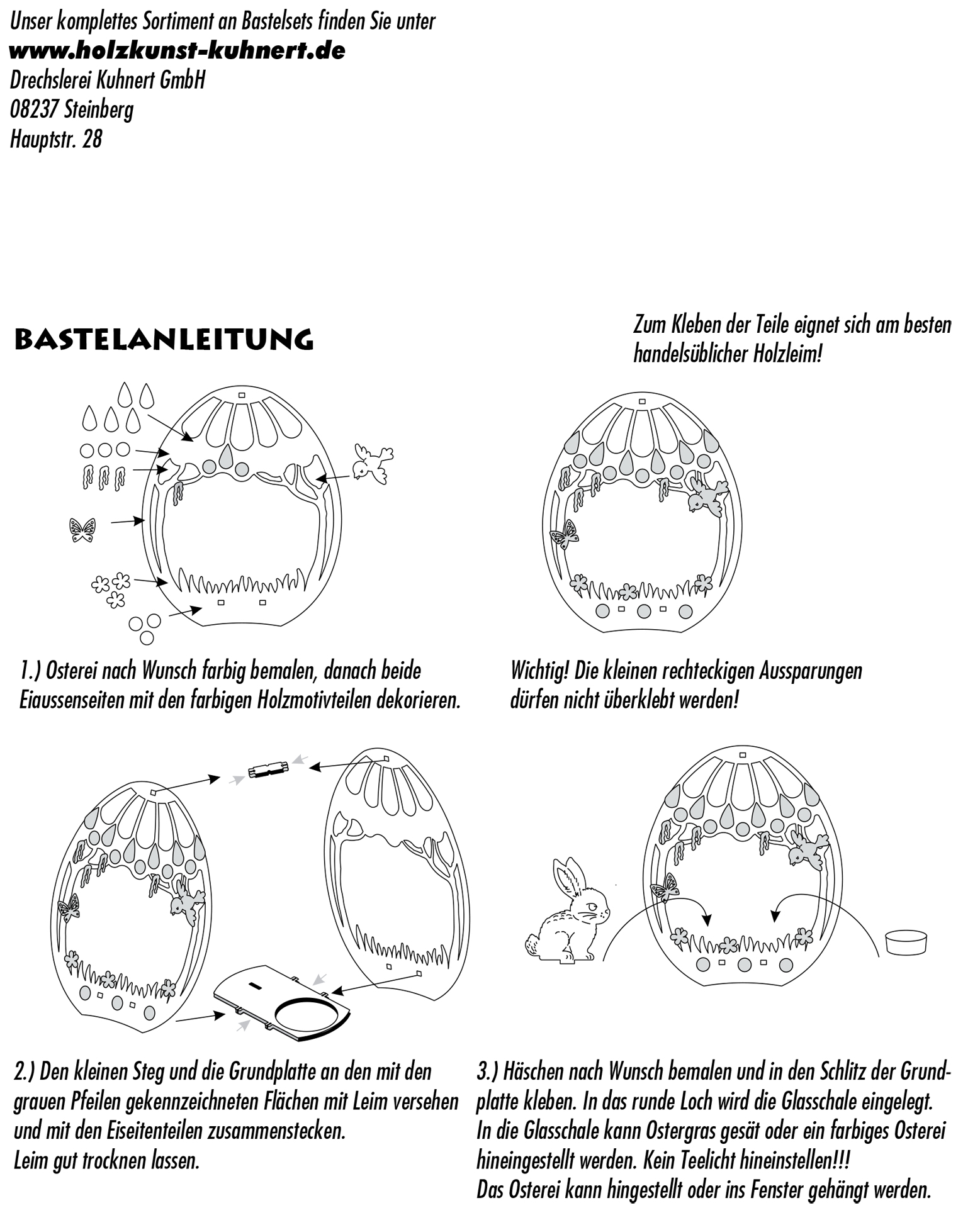 Bastelset Osterei