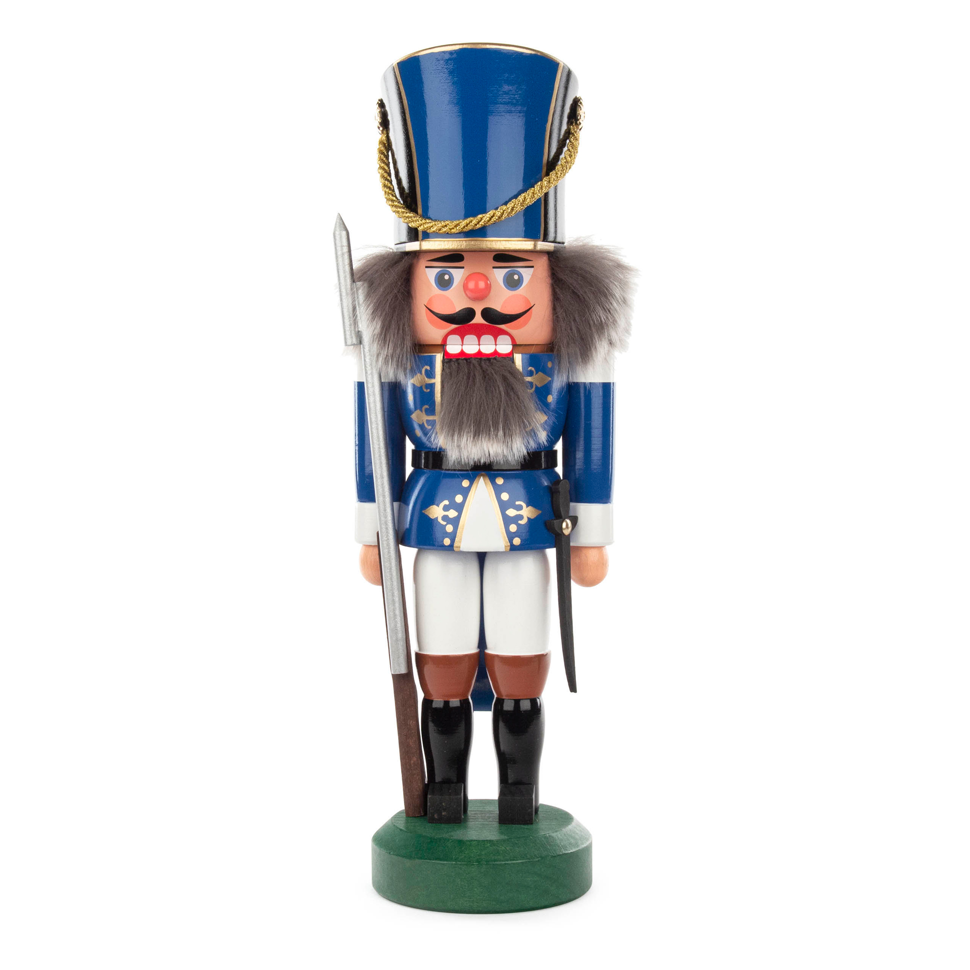 Nussknacker Soldat blau, 30cm 