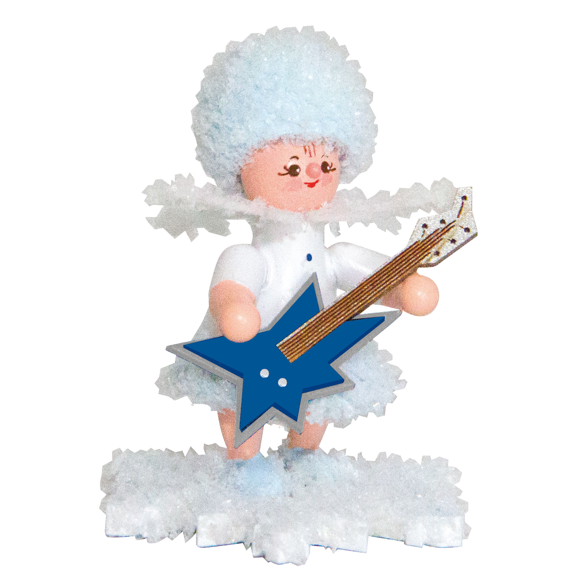 Schneeflöckchen mit E- Gitarre