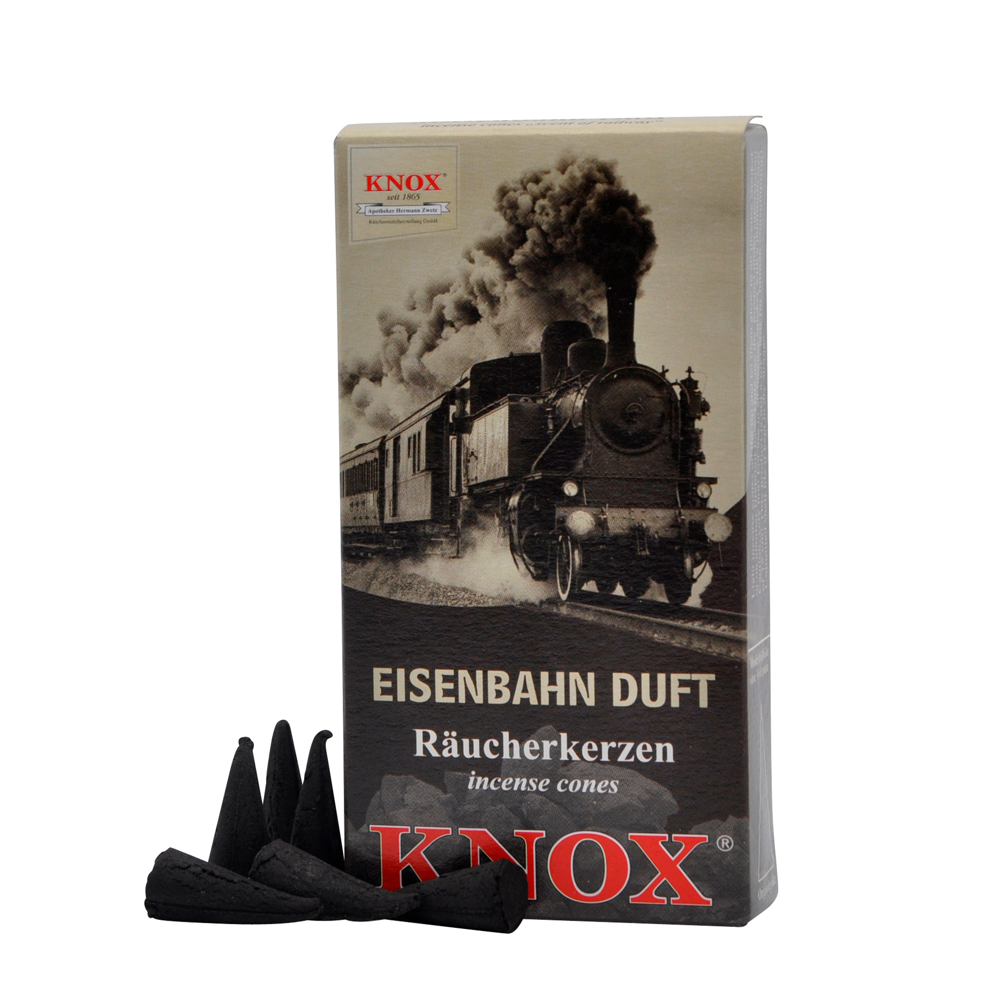 Knox Räucherkerzen Eisenbahnduft